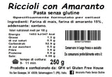 Riccioli Amaranto - Amaranto gluten free